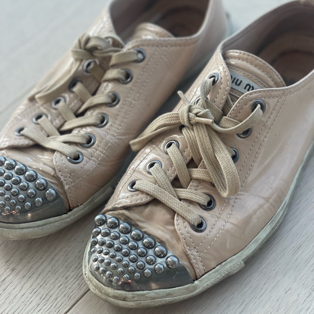 MIU MIU Studded Sneakers